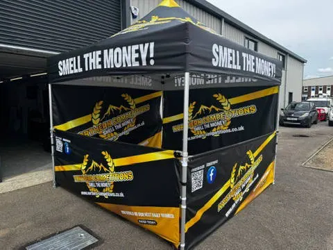 Printed Gazebos & Flags for sale